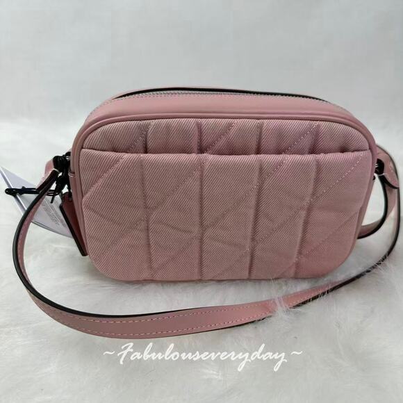 Coach Mini Jamie Camera Bag Crossbody In Denim CBR08 SV/Ballerina/Carnation NWT - Picture 4 of 7